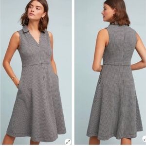Maeve Anthropologie Collared Gingham Dress 2